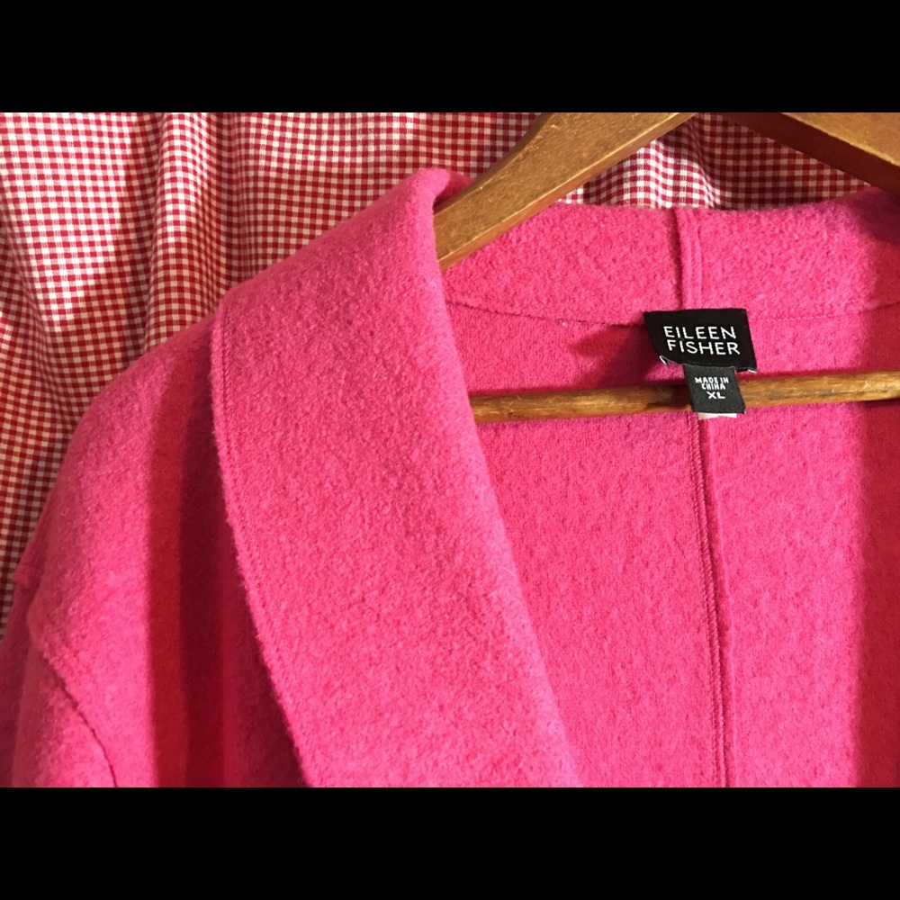 Eileen Fisher boiled wool jacket. XL